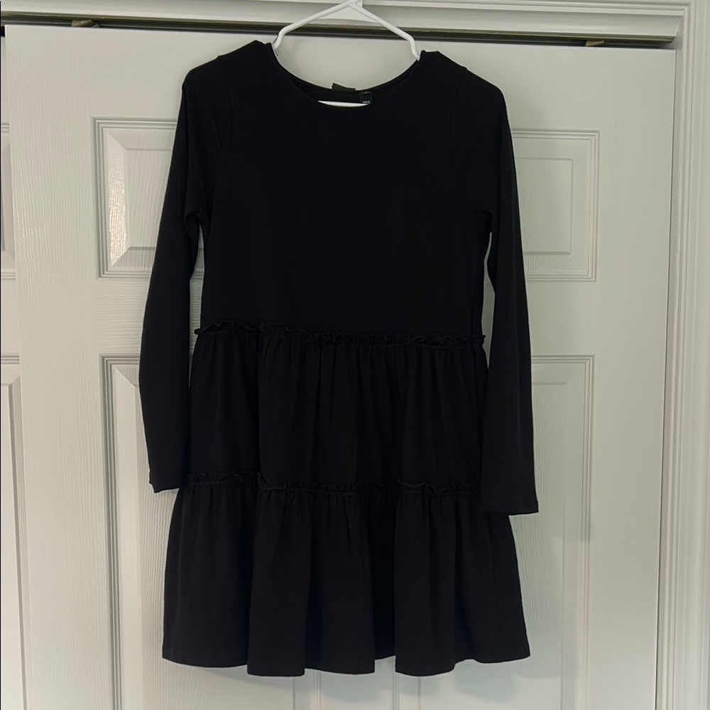 River Island Black Fit and Flare Mini Dress